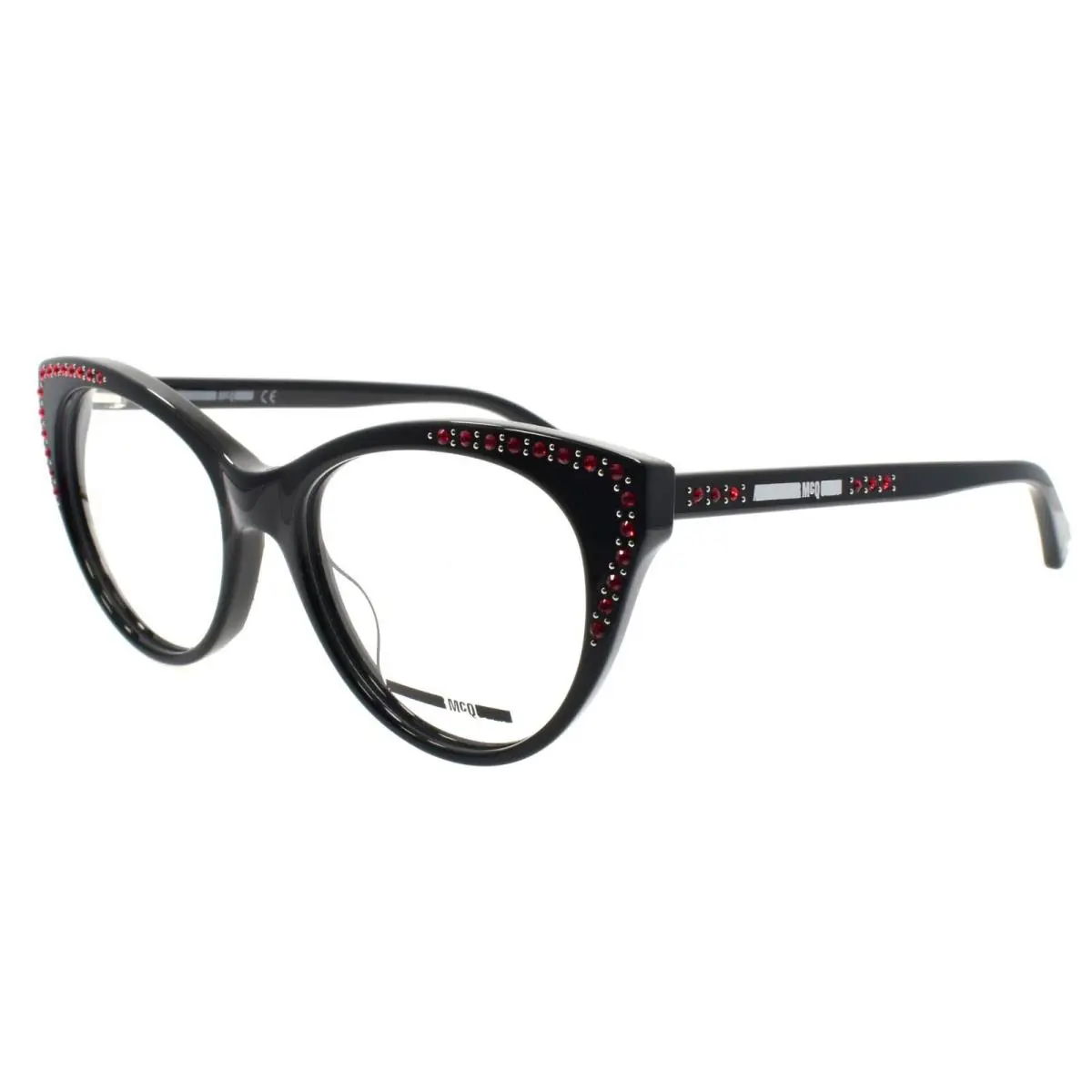 Mcq Alexander Mcqueen MQ0153O 001 Women`s Eyeglasses Frames 51-18-140 Black by Alexander McQueen