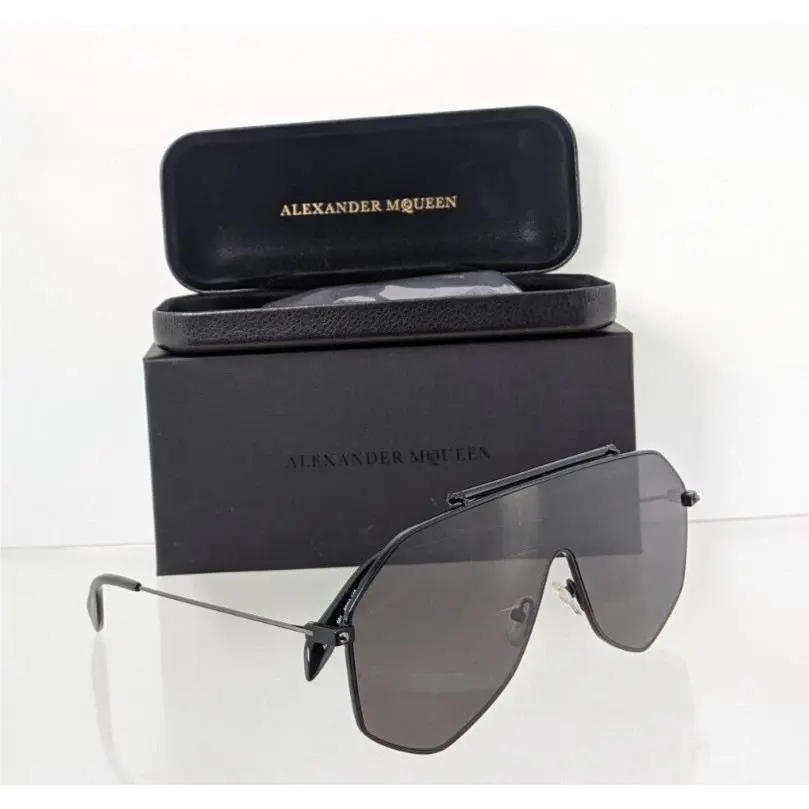 Alexander Mcqueen Sunglasses MQ 0138 Black 001 99mm Frame