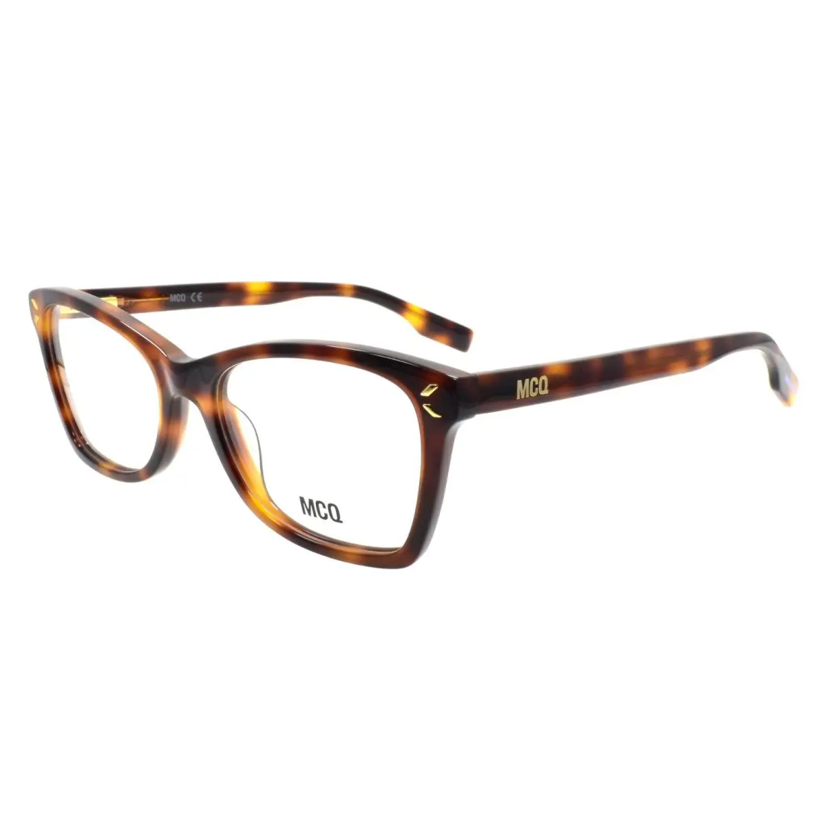 Mcq Alexander Mcqueen MQ0347O 002 Women`s Eyeglasses Frames 53-18-140 Havana by Alexander McQueen