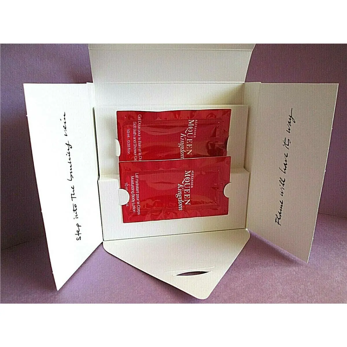 Kingdom Alexander Mcqueen Set Perfume Bath Shower Gel Moisturizing Body Lotion