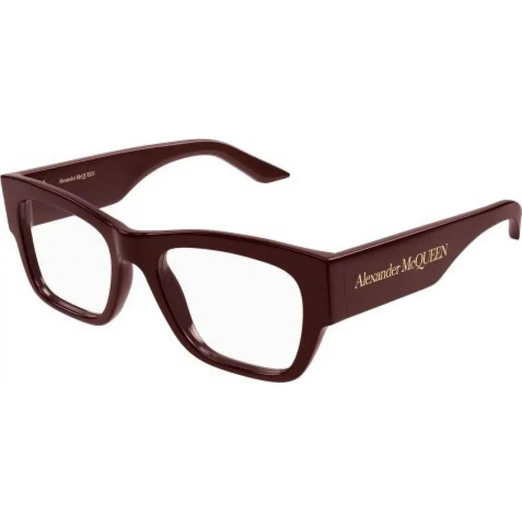 Alexander Mcqueen AM 0436O Eyeglasses 003 Burgundy