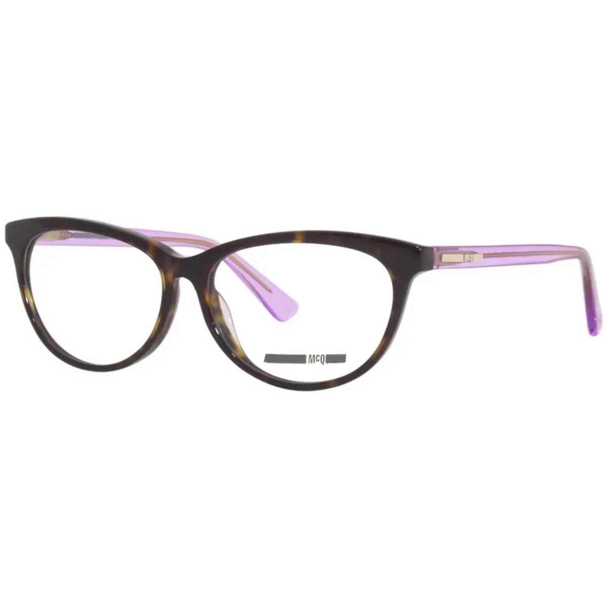 Alexander Mcqueen MQ0294OP 002 Eyeglasses Women`s Havana/fuchsia Full Rim 53mm by Alexander McQueen