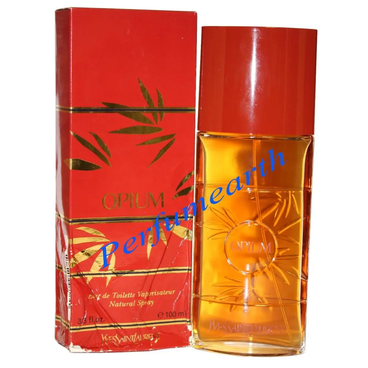 Opium by Ysl 3.3 / 3.4 oz Eau De Toilette Spray For Woen In Damage Box by Yves Saint Laurent