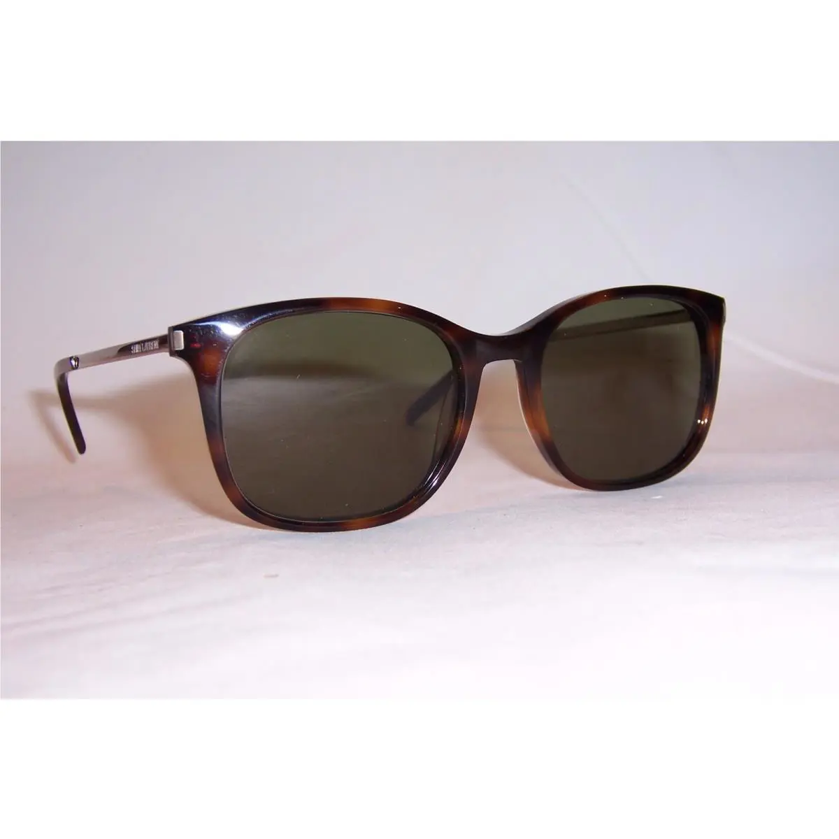 Saint Laurent Sunglasses SL 111 003 Havana Silver/green by Yves Saint Laurent