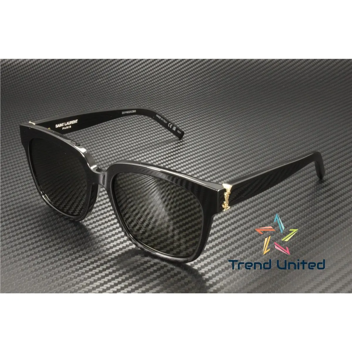 Saint Laurent Grey Square Ladies Sunglasses SL M40 003 54 SL M40 003 54