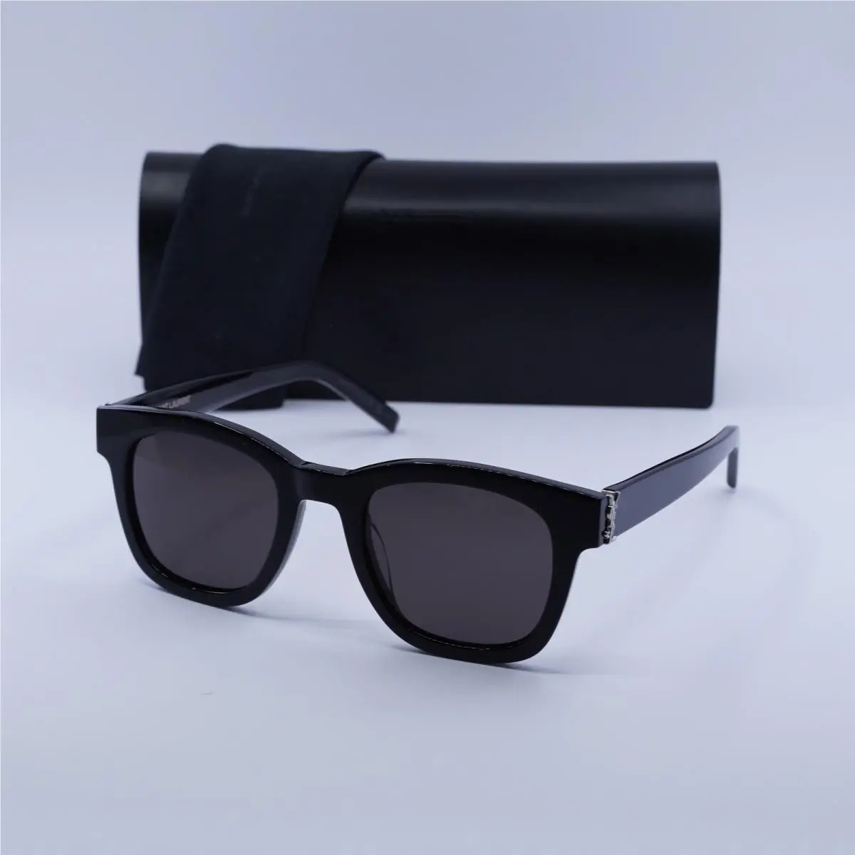 Saint Laurent SLM124 001 Black/black 49-22-145 Sunglasses by Yves Saint Laurent