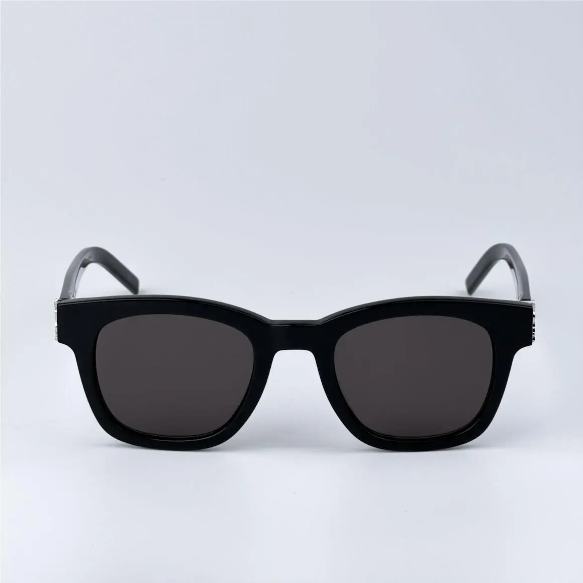 Saint Laurent Men Sunglasses Black Grey Square SLM124 001 by Yves Saint Laurent