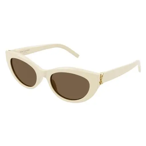 Saint Laurent SL M115 Sunglasses 004 Ivory by Yves Saint Laurent