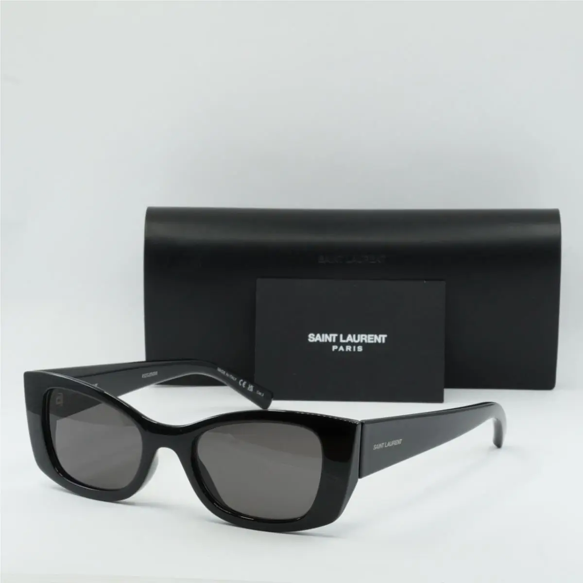 Saint Laurent SL593 001 Black/black 52-20-145 Sunglasses by Yves Saint Laurent