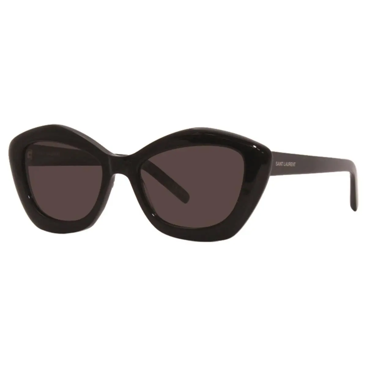 Saint Laurent SL68 001 Sunglasses Women`s Black/black Lens Fashion Cat Eye 54mm