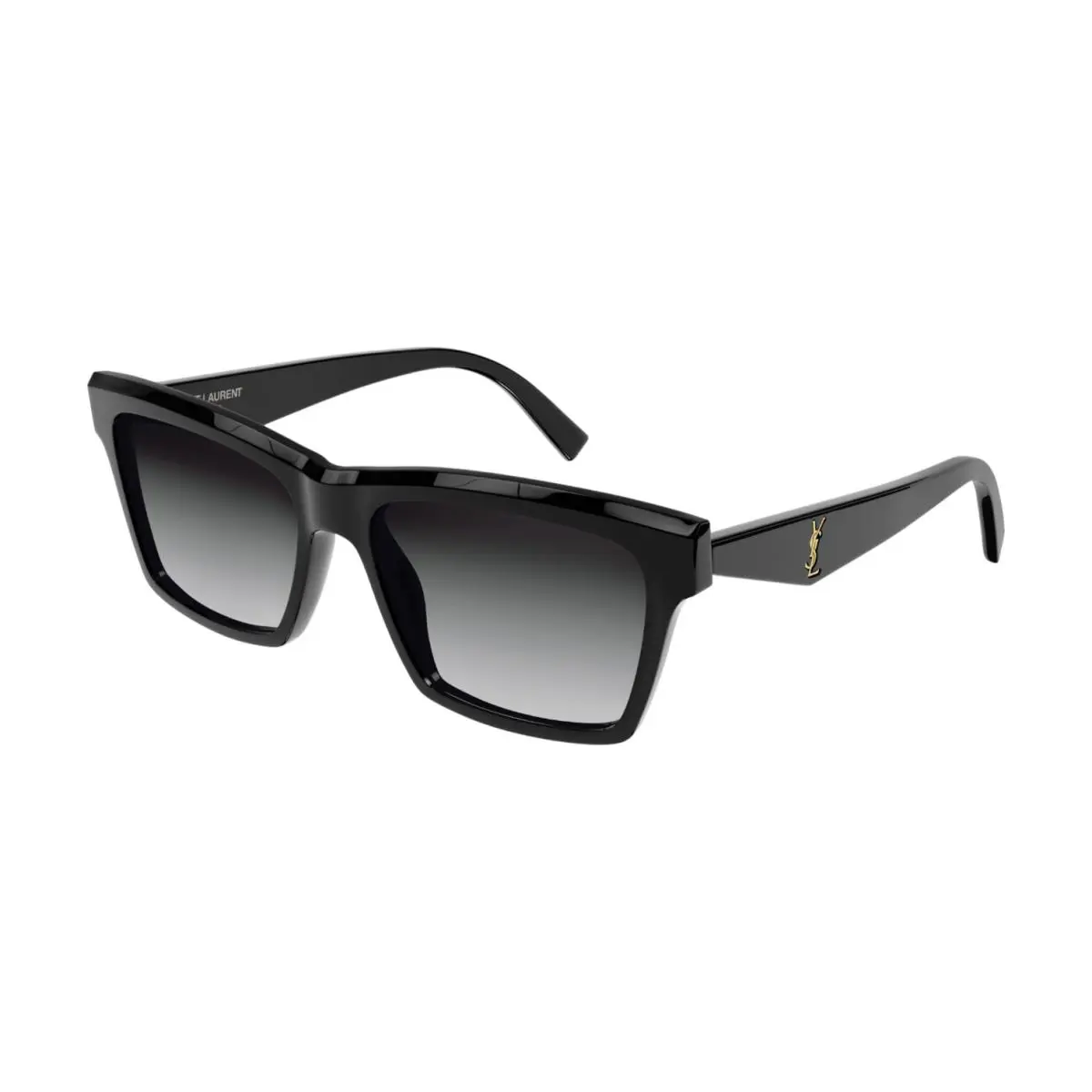 Saint Laurent SL M104 001 Womens Sunglasses - Black Frame Grey Lens. 56mm