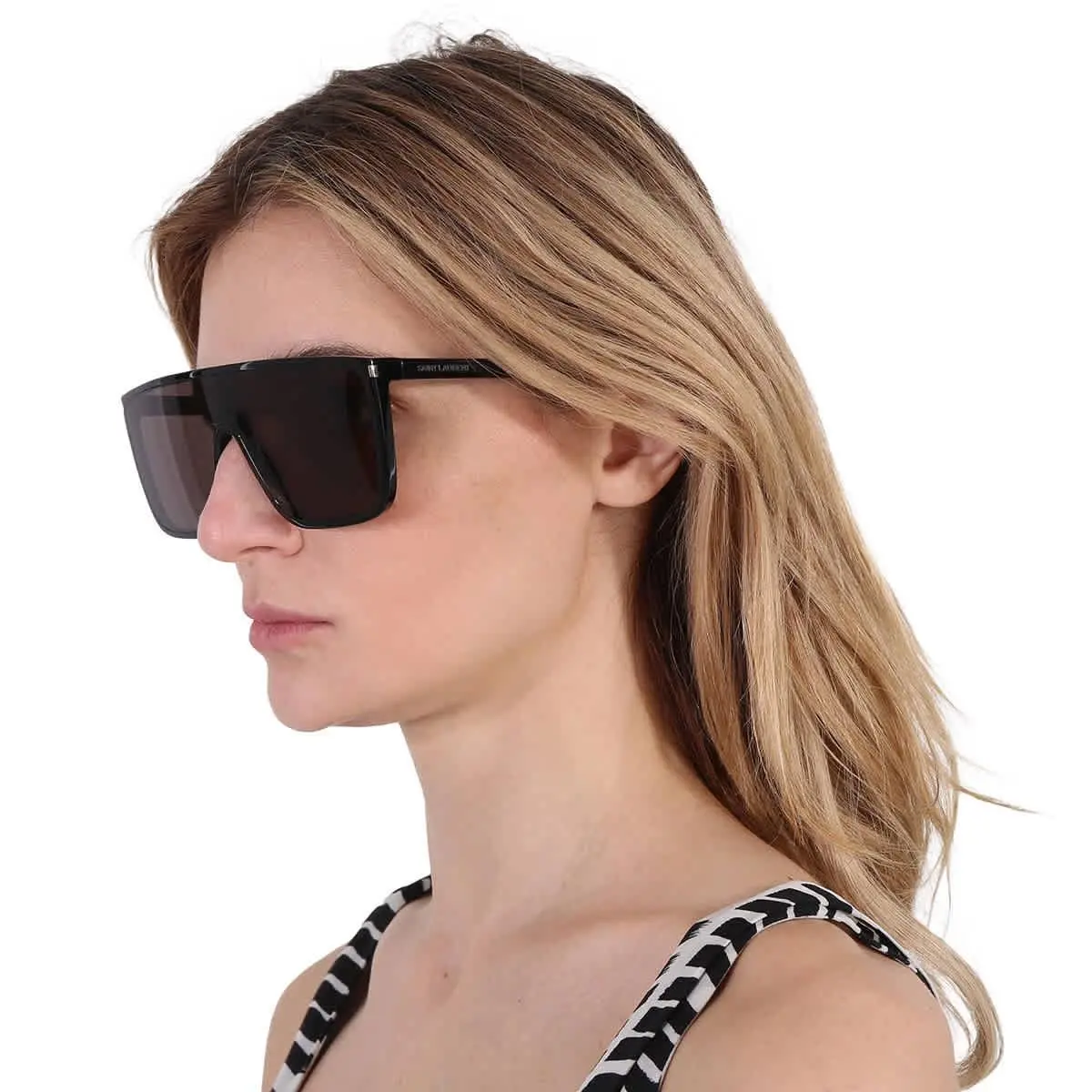 Saint Laurent Black Mask Ladies Sunglasses SL 364 Mask Ace 001 99 SL 364 Mask by Yves Saint Laurent
