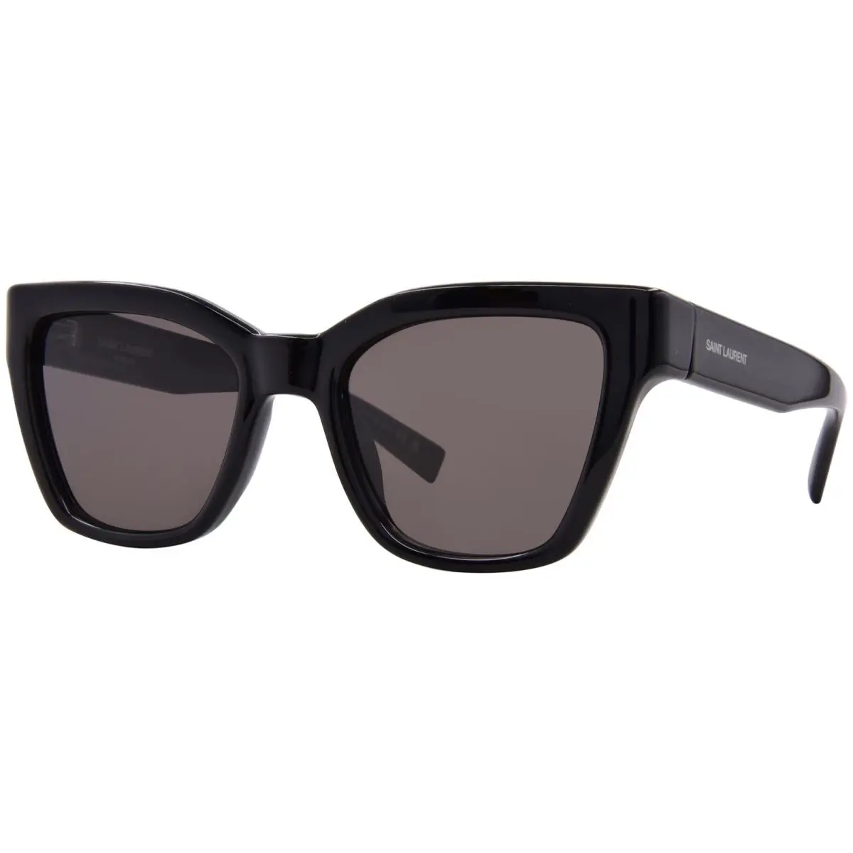 Saint Laurent SL-641 001 Sunglasses Women`s Black/black Lenses Cat Eye 52mm