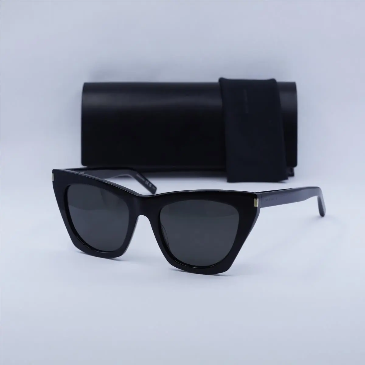 Saint Laurent SL214 Kate 001 Black/grey 55-20-145 Sunglasses