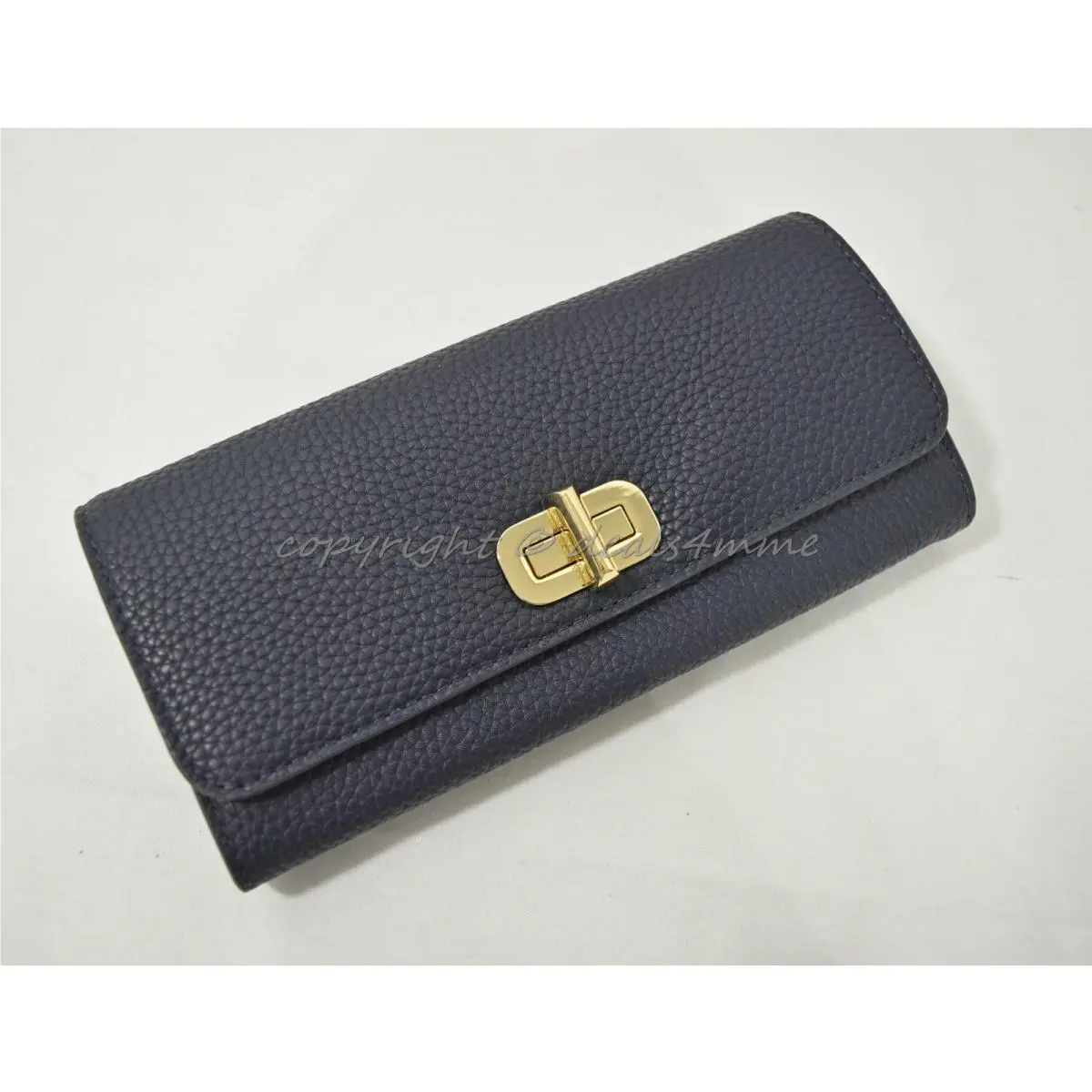 Kors Sullivan Large Carryall Leather Wallet in Admiral Blue