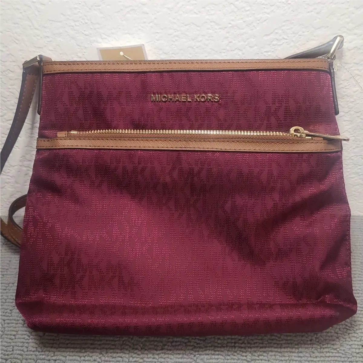 Michael Kors Handbag Messanger Kempton Merlot 38T9CKPM6C