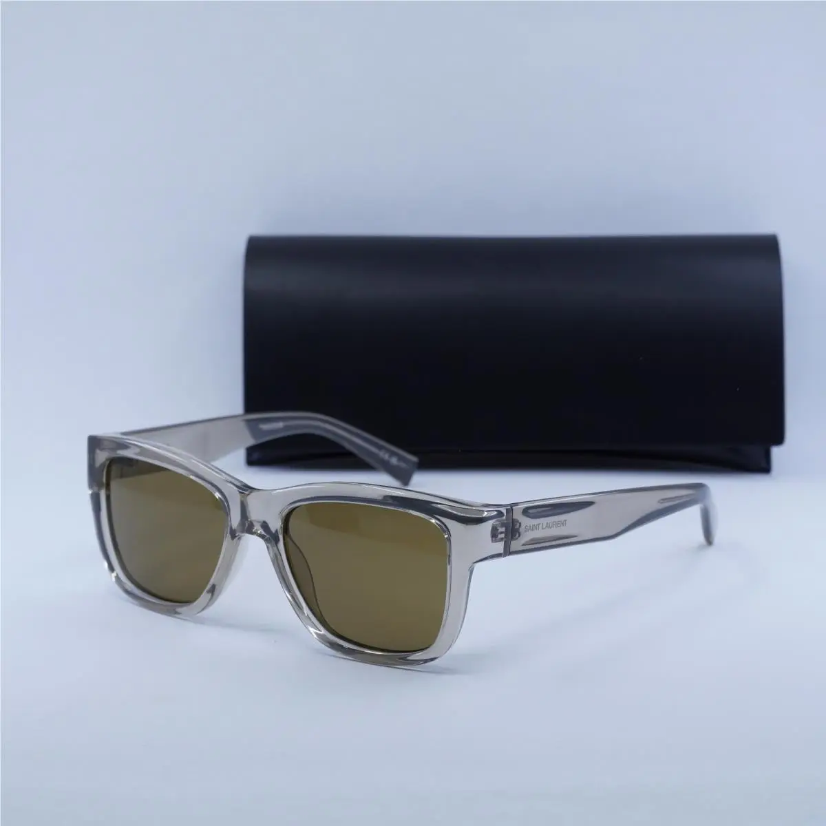 Saint Laurent SL674 005 Transparent Beige/brown 54-18-145 Sunglasses by Yves Saint Laurent