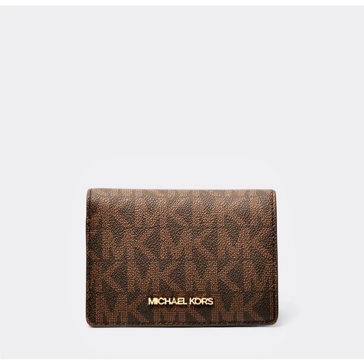 Michael Kors Jet Set Logo Medium Wallet Brown