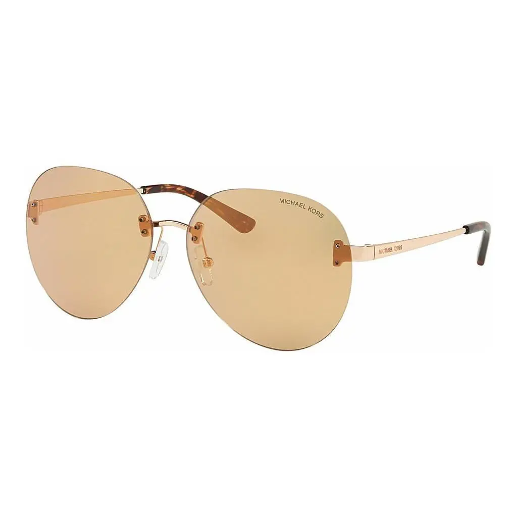 Michael Kors Sydney Rose Gold Fash Pilot Women Sunglasses MK1037-1108R1