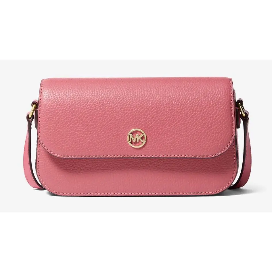 Michael Kors Travel Small Pebbled Leather Crossbody Bag Lt Berry Retail