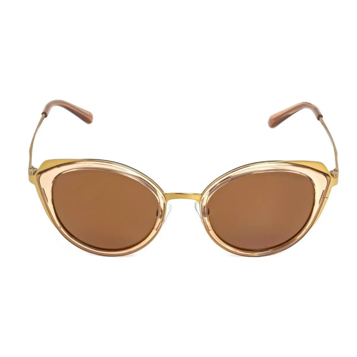 Michael Kors Charleston MK1029-116873-52 Gold Translucent Brown Sunglasses