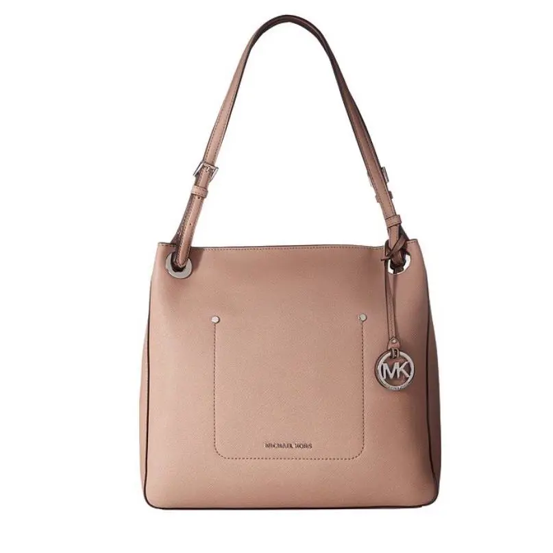 Michael Kors Walsh MD Shoulder Fawn Tote Bag Buttery Soft Saffiano Leather
