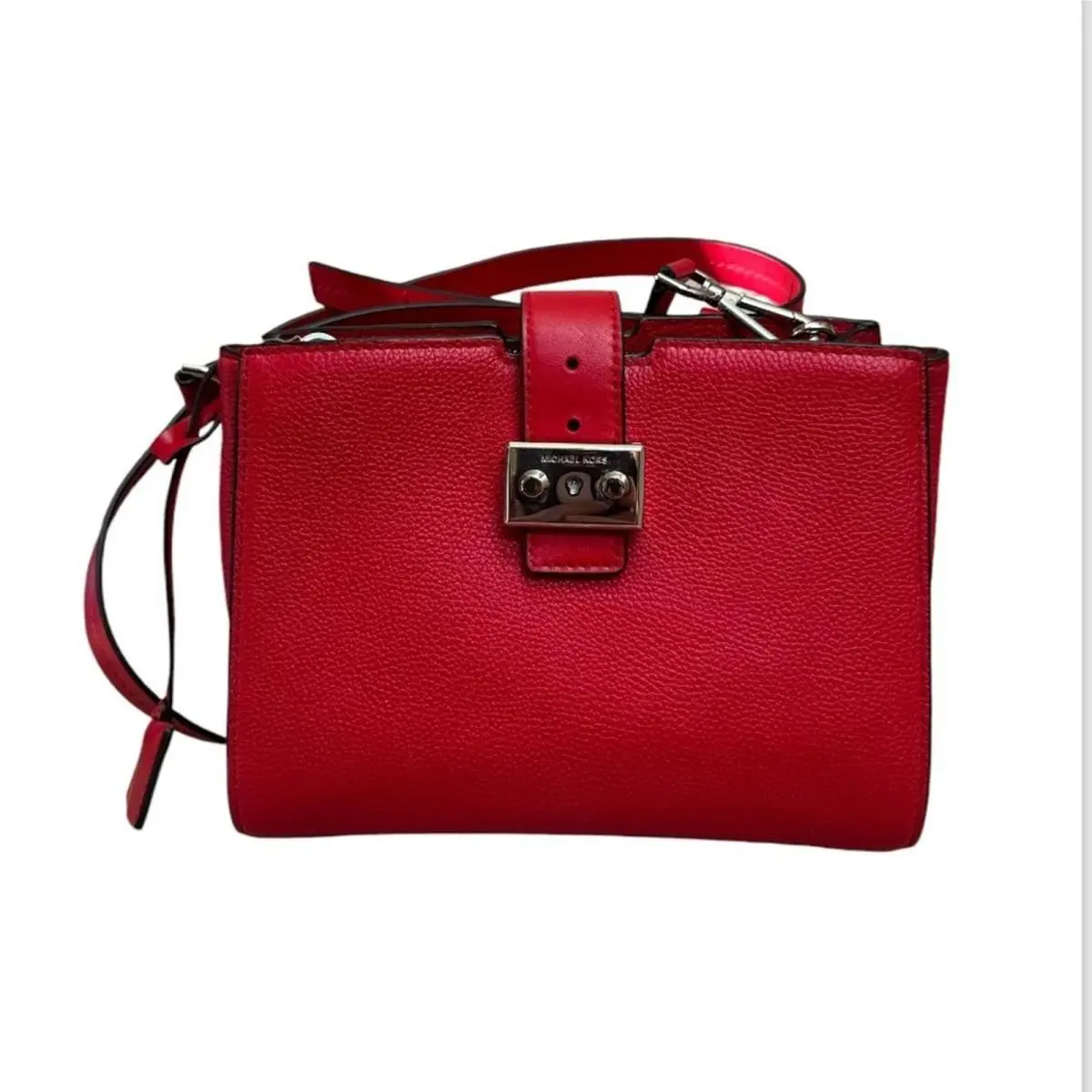 Michael Kors Build - A - Bond Red Messenger Red