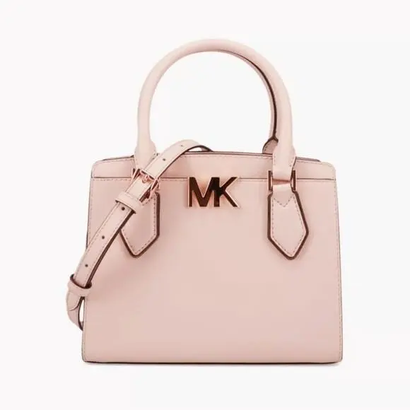 Michael Kors 35T0ROXM2L Mott Medium Messenger Satchel Leather Crossbody Bag