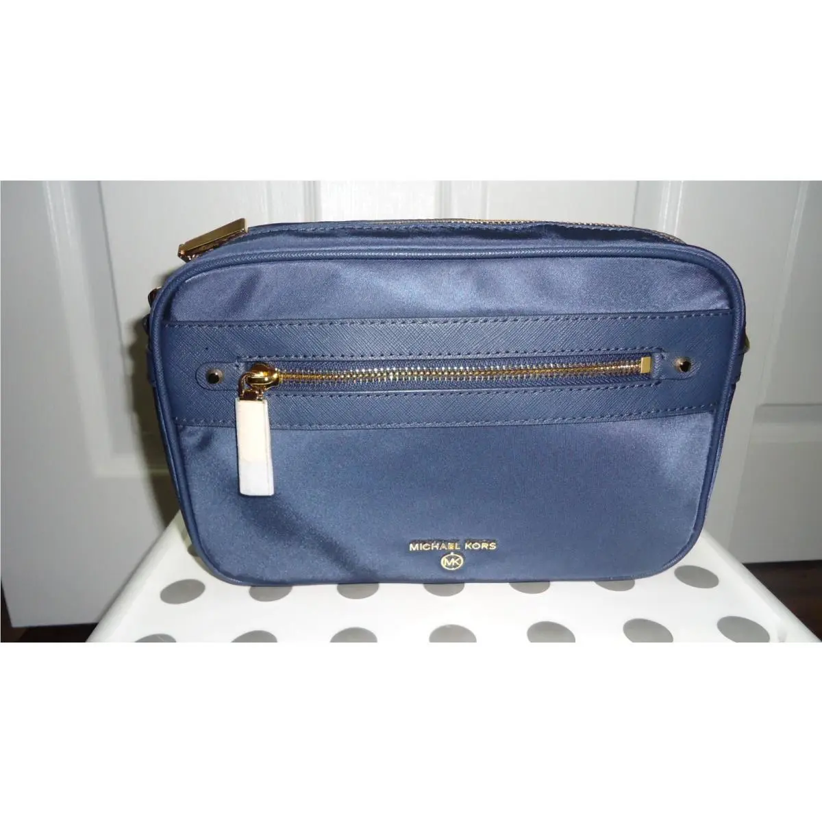Michael Kors Jet Set Charm Large East/west Crossbody - Navy Blue