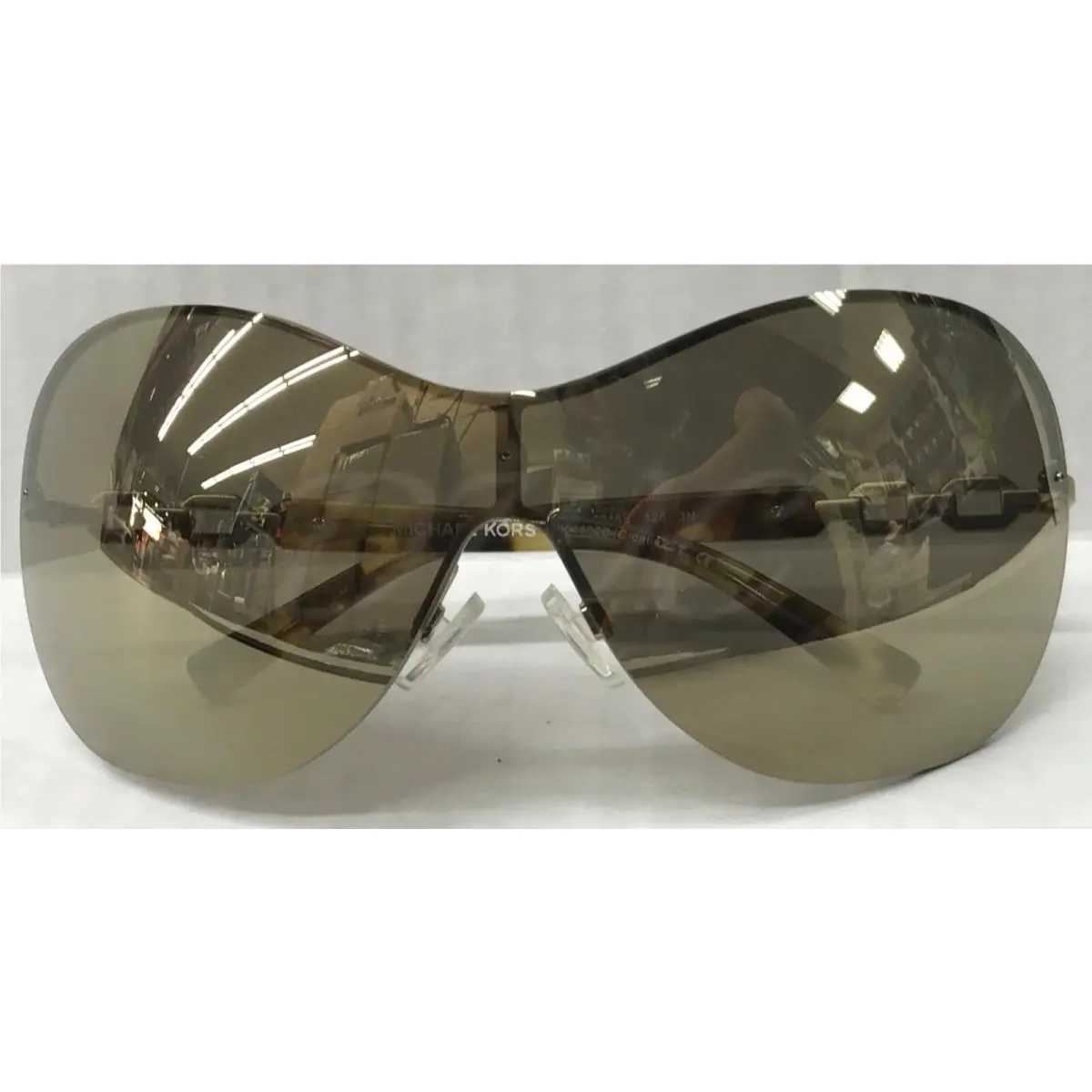 Womens Sunglasses MK1002B 10046E 125 3N Gold / Gold Mirror by Michael Kors