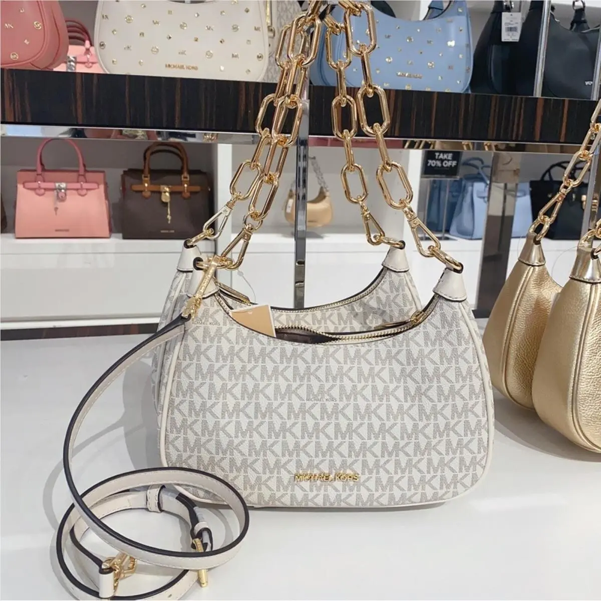 Michael Kors Cora Medium Chain Crossbody