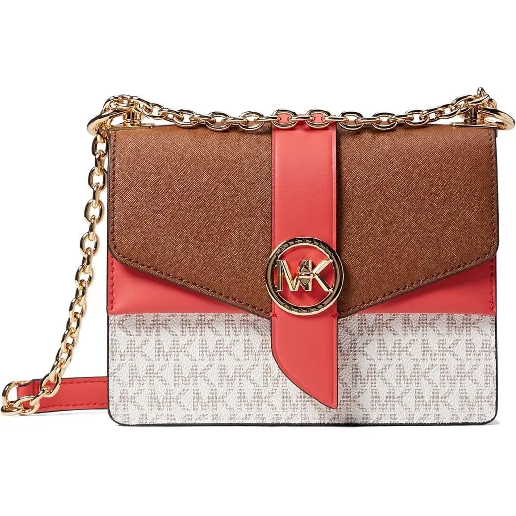 Michael Kors Greenwich Small Convertible Crossbody Bag Dahlia Multi