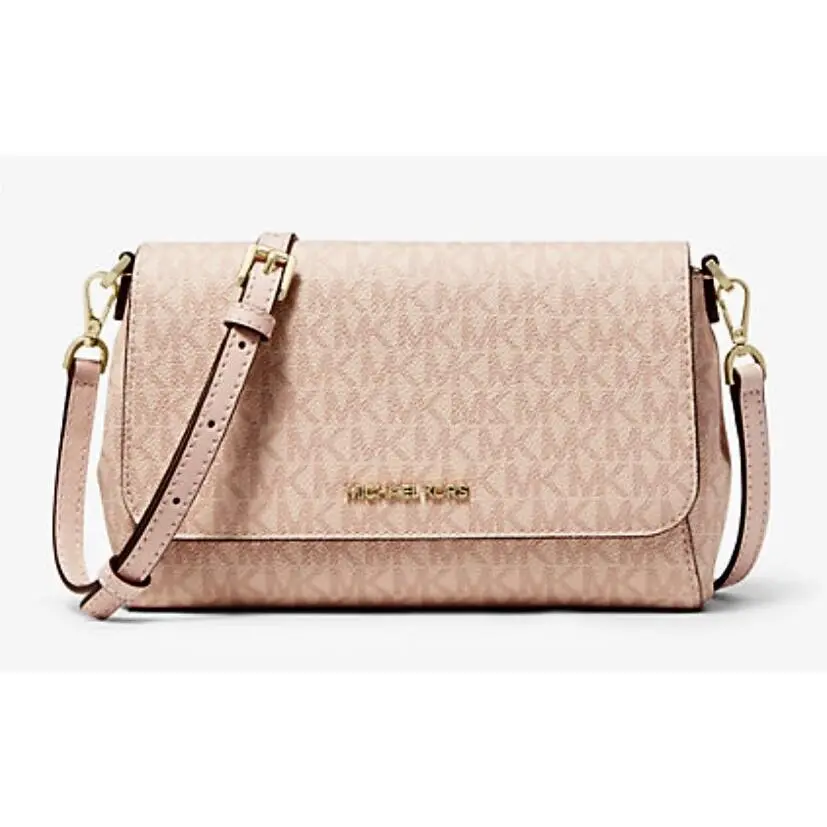 Medium Leather Crossbody Convertible Bag Ballet Logo Mrsp by Michael Kors