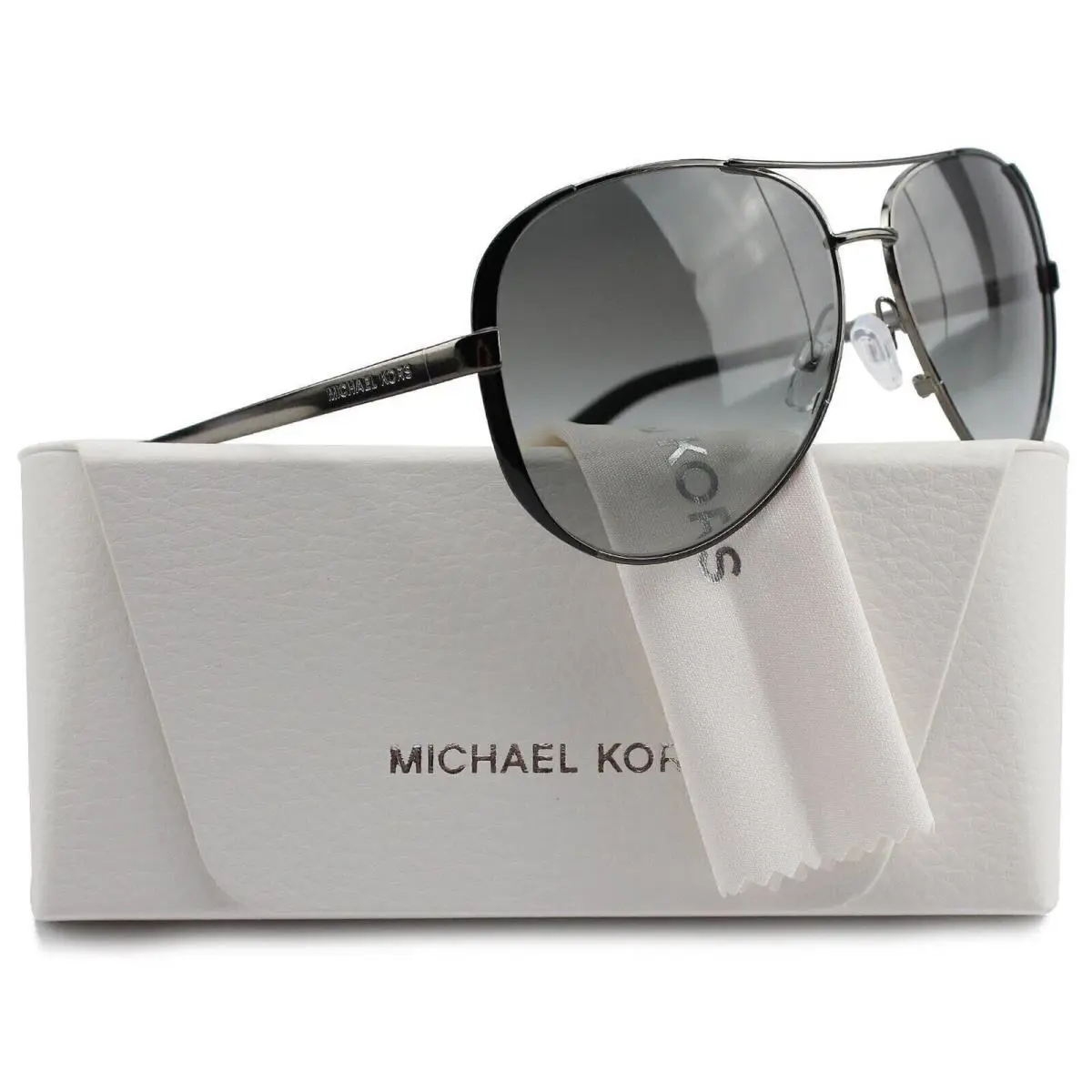 Michael Kors MK5004 Chelsea Sunglasses Gunmetal W/grey Gradient 1013/11 - Gray, Frame: Gray, Lens: Gray