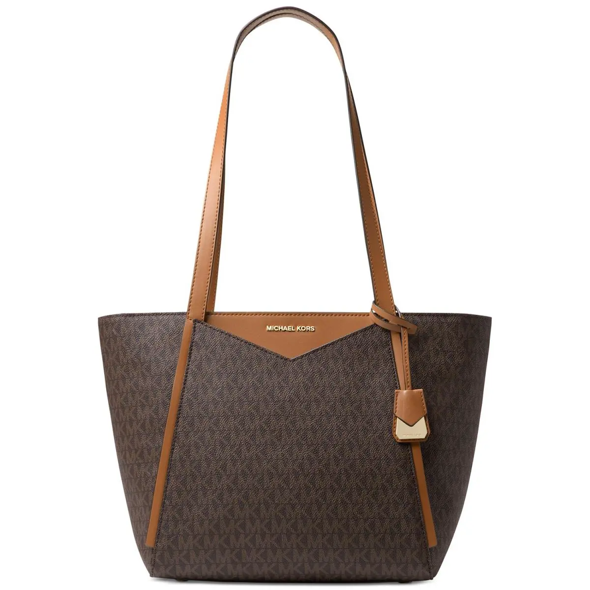 Kors Signature Whitney Medium Tote IN Brown - Exterior: Brown