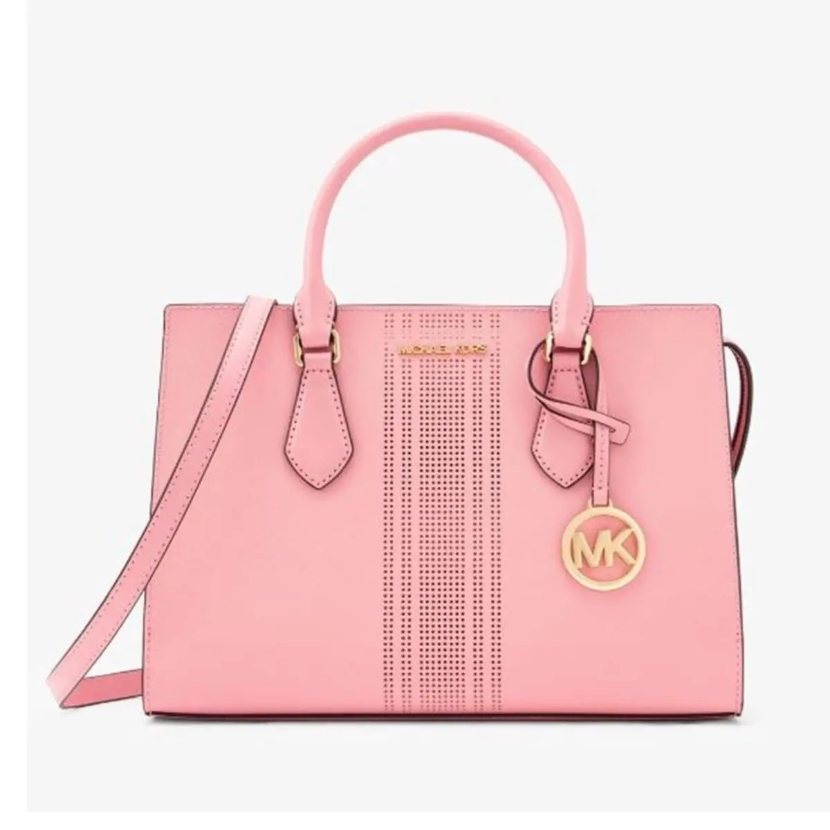 Michael Kors Sheila Medium Satchel In Carnation Pink