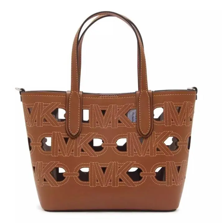 Kors Eliza Extra Small Eastwest Open Tote In Brown
