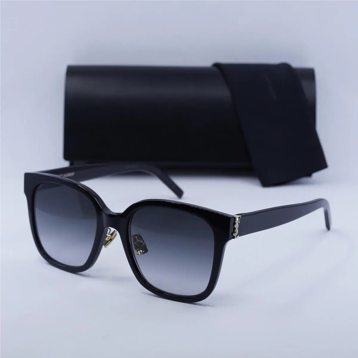 Saint Laurent SLM105/F 002 Black/grey 55-20-150 Sunglasses by Yves Saint Laurent