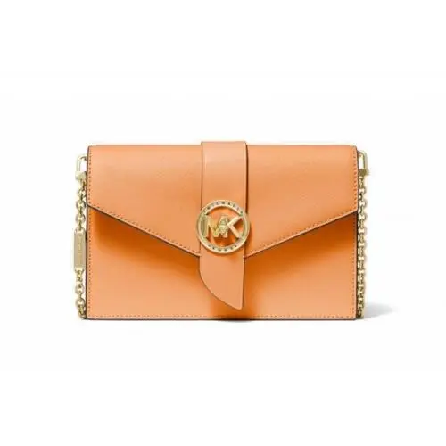 Michael Kors Charm Small Leather Convertible Crossbody Bag Cider