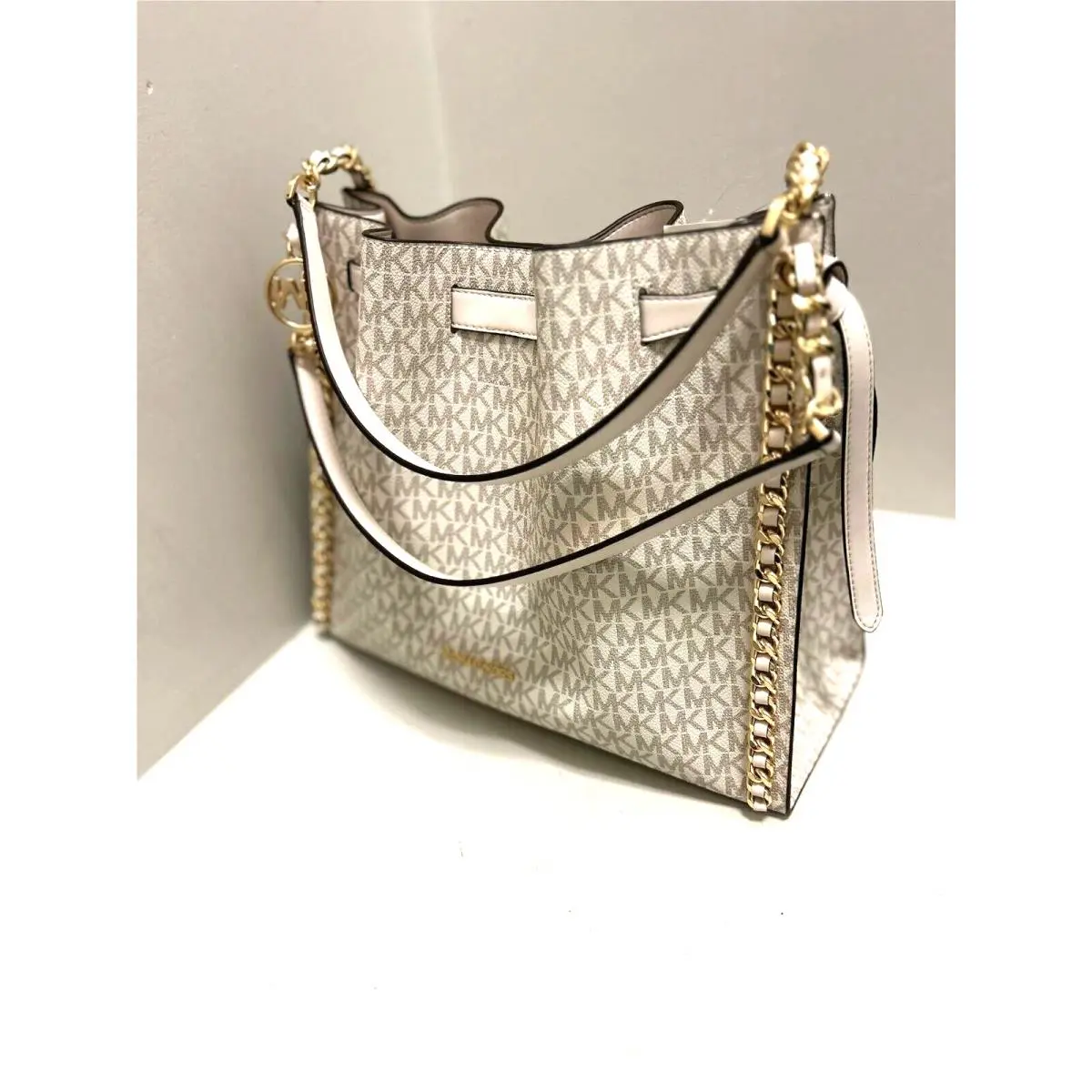 Michael Kors Lady Fashion Large Chain Shoulder Bag Handbag Purse Tote Satchel MK