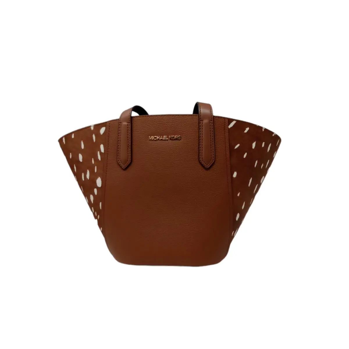 Michael Kors Portia Small Tote Haircalf Brown - Lining: Brown, Exterior: Brown