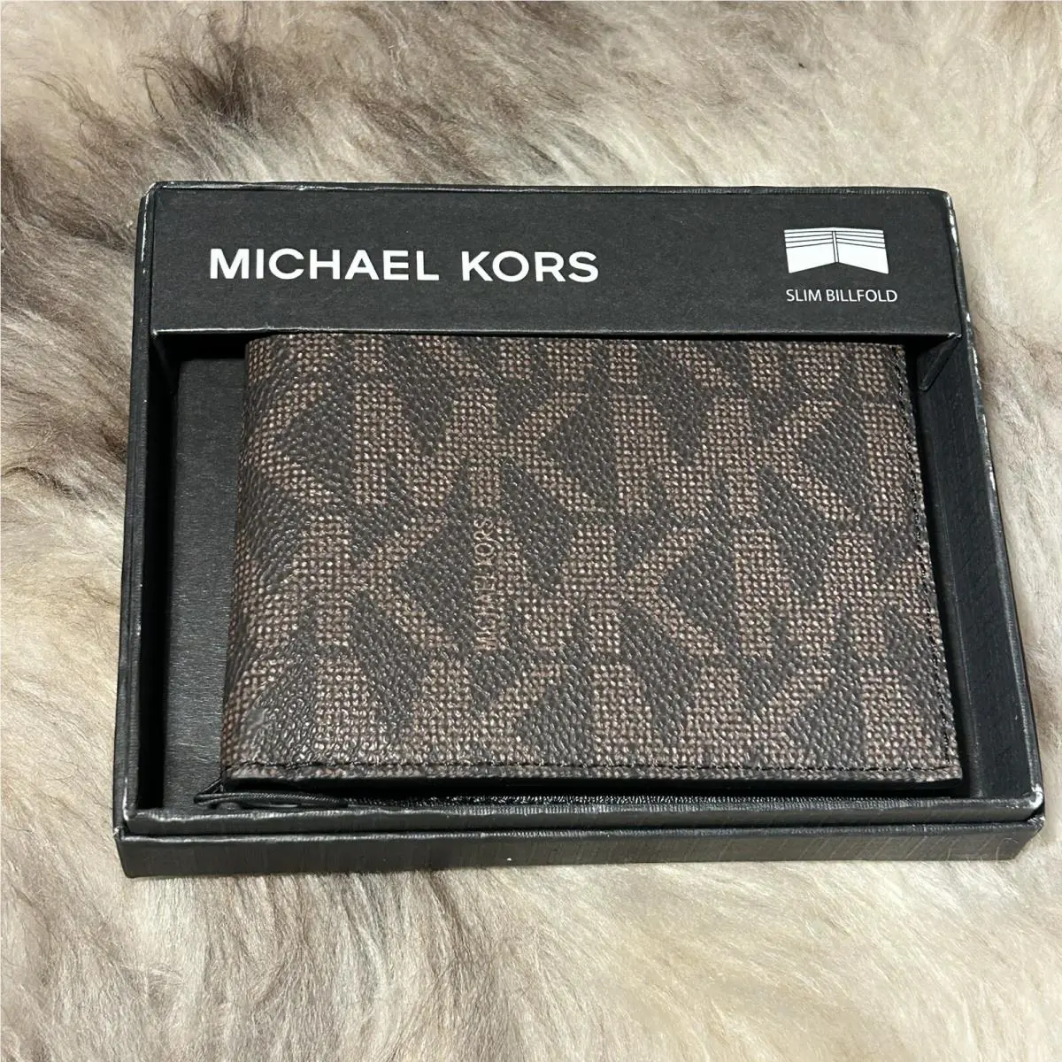 Michael Kors Jet Set Men’s Slim Billfold Wallet - Beautiful Brown