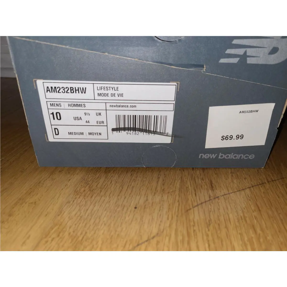 New Balance shoes - AM232BHW - AM232BHW - Black/White 8