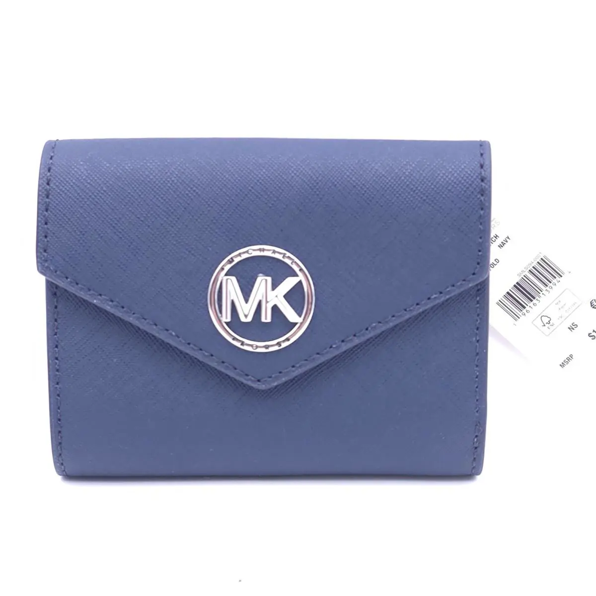 Kors Greenwich Envelope Trifold Wallet - Navy