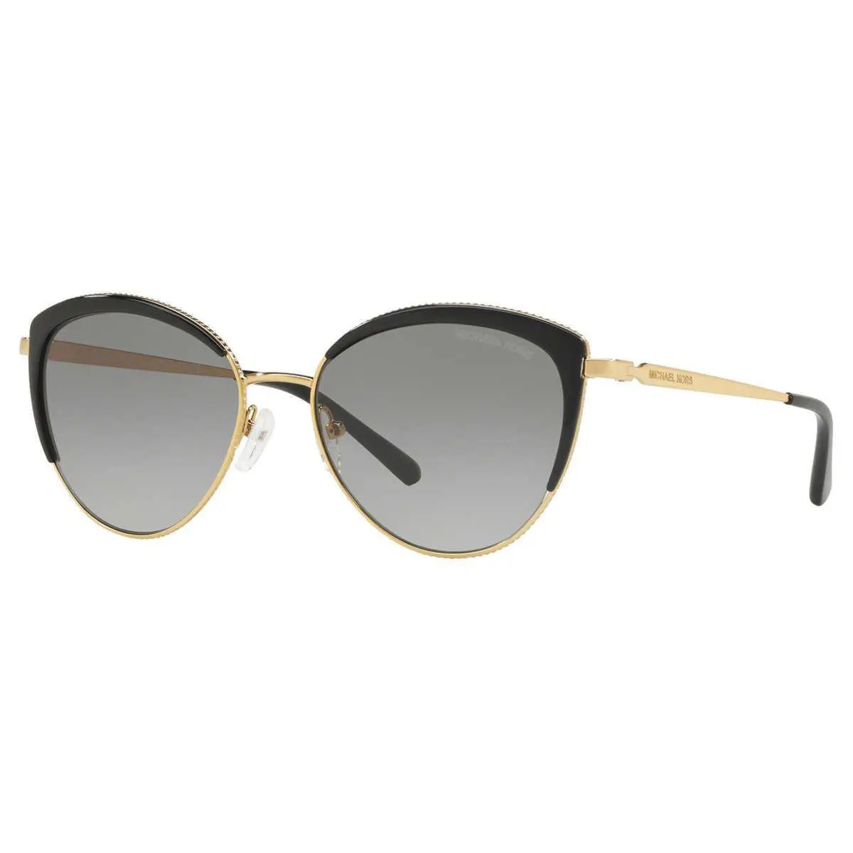 Michael Kors Women`s Gold Cat-eye Sunglasses MK1046-110115 56 Gray