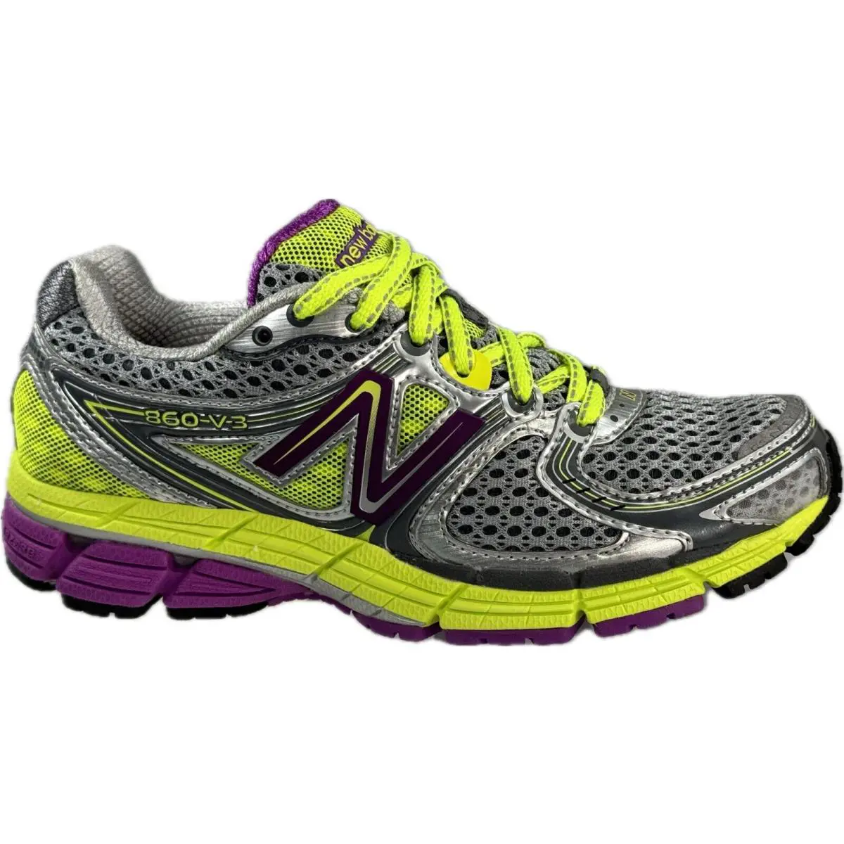 New Balance shoes - New Balance 860v3 - W860YG3 - Gray/silver/green/purple (UPC: 886863085985) 0