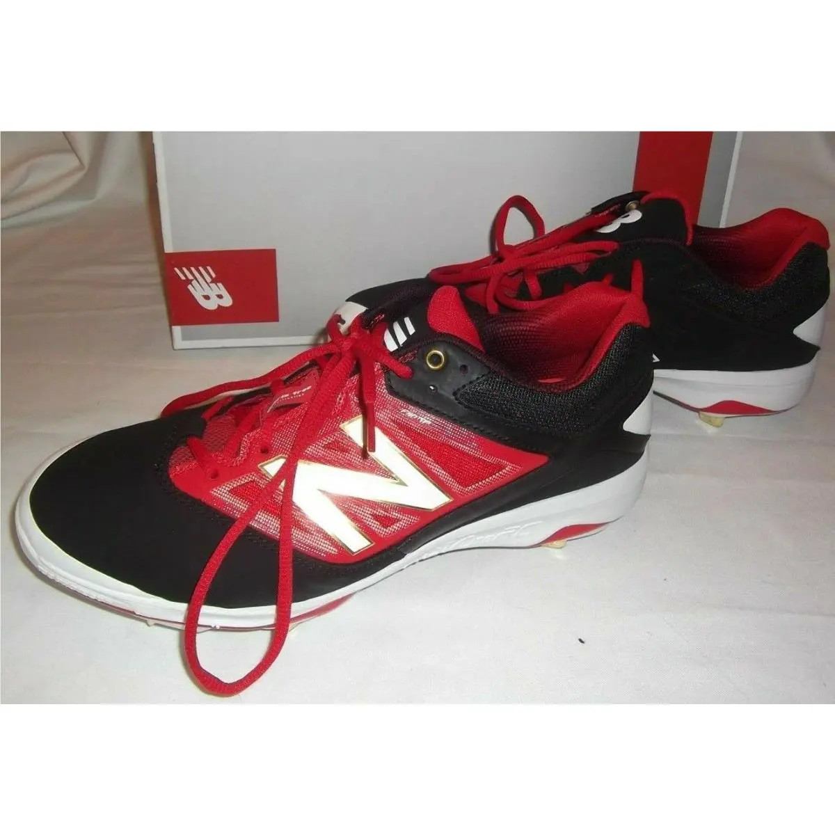 New Balance shoes - RED / BLACK 9