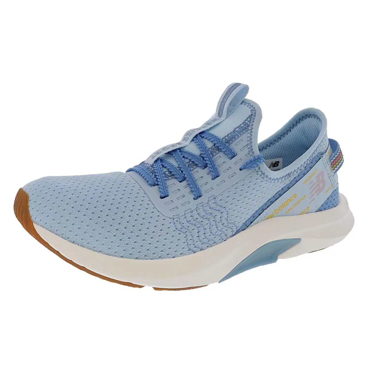 New Balance Women`s Dynasoft Nergize Sport v2 WNRGSMB2 Wide Width Cross Trainer - LIGHT CHROME BLUE / SEA SALT