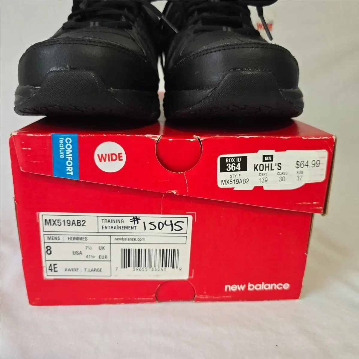 New Balance shoes - New Balance 519 - MX519AB2 - Black (UPC: 739655335419) 2