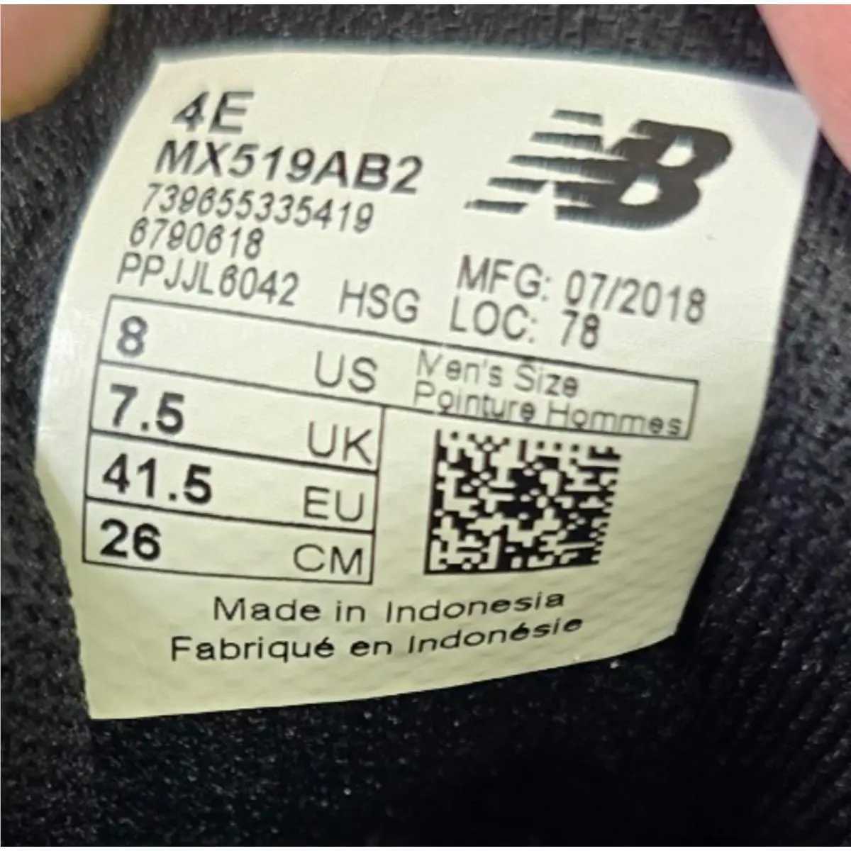 New Balance shoes - New Balance 519 - MX519AB2 - Black (UPC: 739655335419) 1